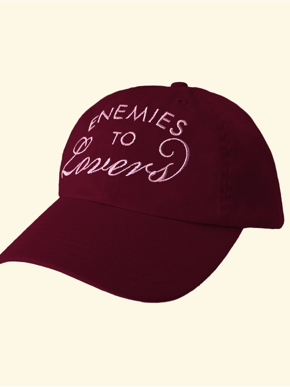 Enemies to Lovers Embroidered Baseball Hat | 831 Stories | Like New